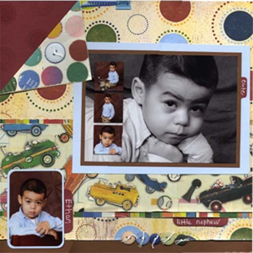 Baby scrapbooking layouts by gloria