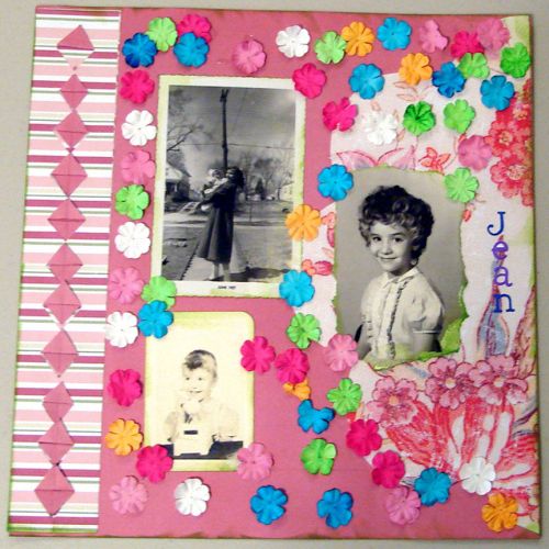 baby scrapbooking layout