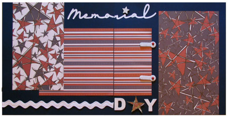 Memorial Day scrapbooking ideas