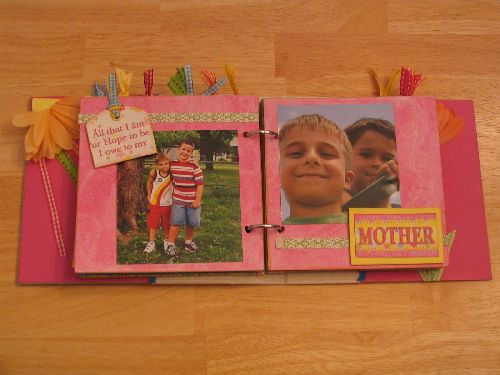 Bo Bunny Mother Scrapbook Album 6