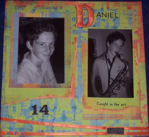 Daniel - Teen Scrapbook