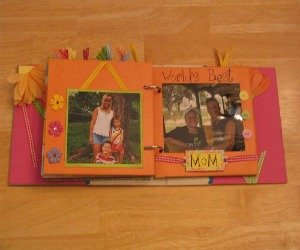 Mother scrapbook album